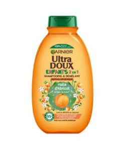 Gội xả trẻ em 2in1 Garnier Ultra Doux Enfants Huile d’Abricot & Fleur de Coton, 300 ml