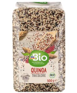 Hạt diêm mạch 3 màu hữu cơ dmBio Quinoa Tricolore, 500 g