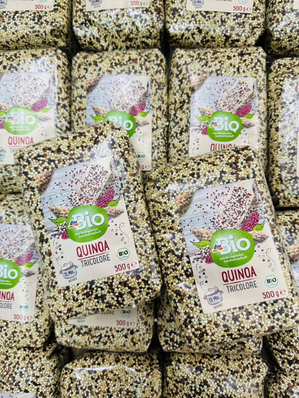Hạt diêm mạch 3 màu hữu cơ dmBio Quinoa Tricolore, 500 g Hạt diêm mạch 3 màu hữu cơ dmBio Quinoa Tricolore, 500 g