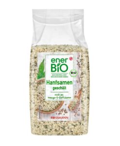 Hạt gai dầu hữu cơ enerBio Hanfsamen Geschält, 200g