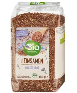 Hạt lanh xay hữu cơ dmBio Leinsamen Geschrotet, 400 g