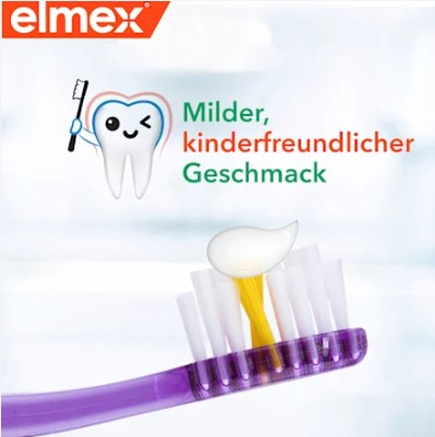 Kem đánh răng elmex Junior Zahnpasta cho trẻ từ 6-12 tuổi, 75ml Kem đánh răng elmex Junior Zahnpasta cho trẻ từ 6-12 tuổi, 75ml