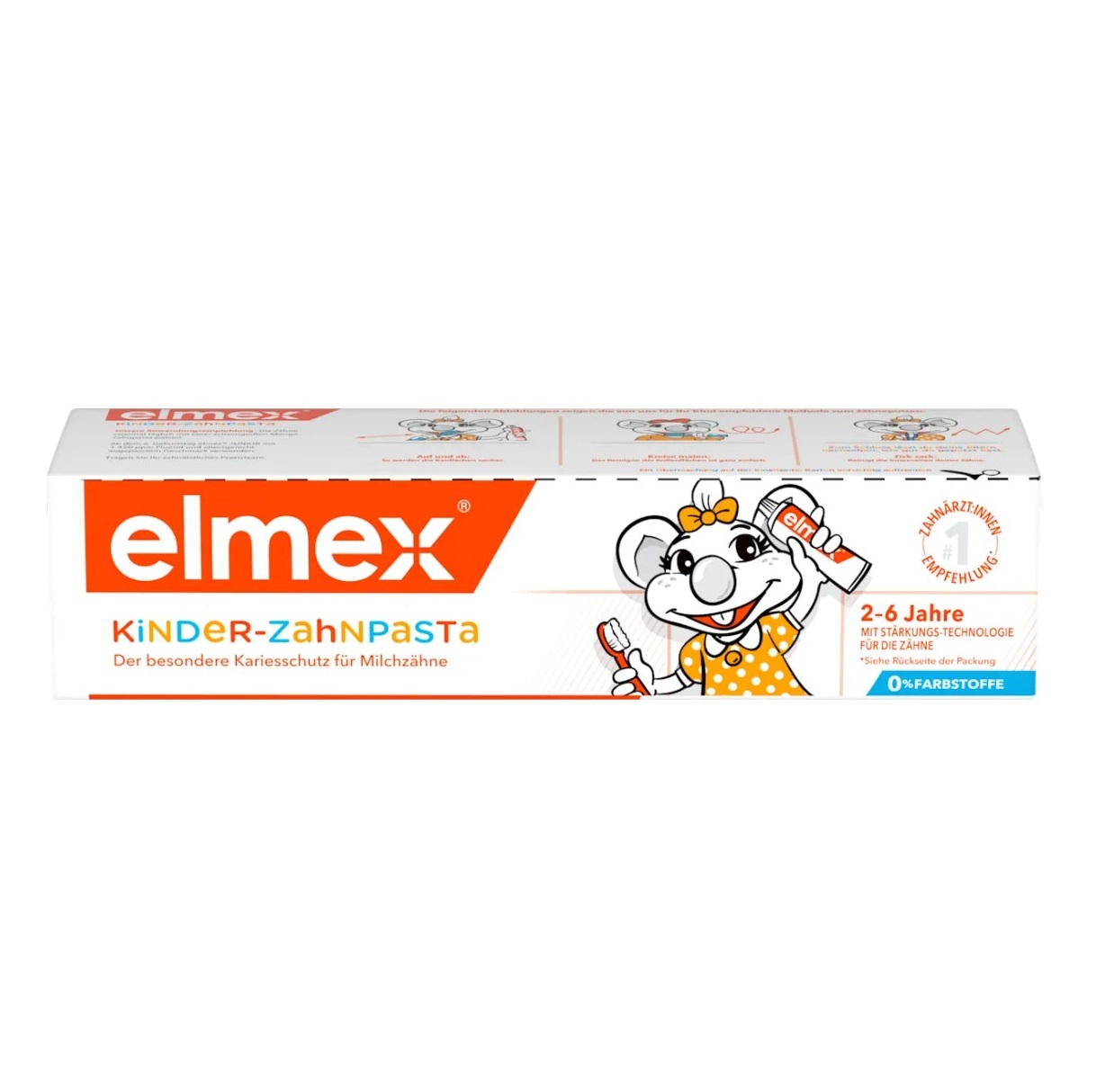 Kem đánh răng elmex Kinder Zahnpasta cho trẻ từ 2-6 tuổi, 50ml Kem đánh răng elmex Kinder Zahnpasta cho trẻ từ 2-6 tuổi, 50ml