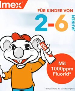 Kem đánh răng elmex Kinder Zahnpasta cho trẻ từ 2-6 tuổi, 50ml
