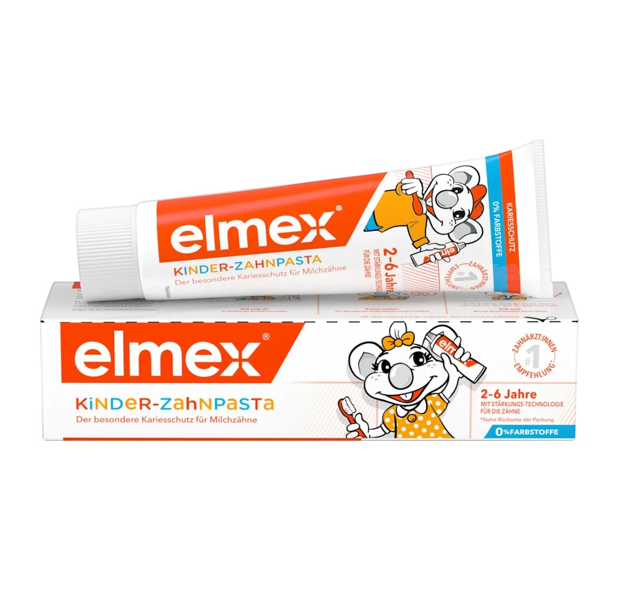 Kem đánh răng elmex Kinder Zahnpasta cho trẻ từ 2-6 tuổi, 50ml Kem đánh răng elmex Kinder Zahnpasta cho trẻ từ 2-6 tuổi, 50ml