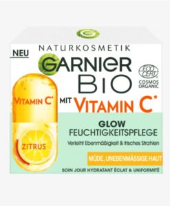 Kem dưỡng da Garnier Bio mit Vitamin C Glow làm sáng da, mờ nám, 50ml