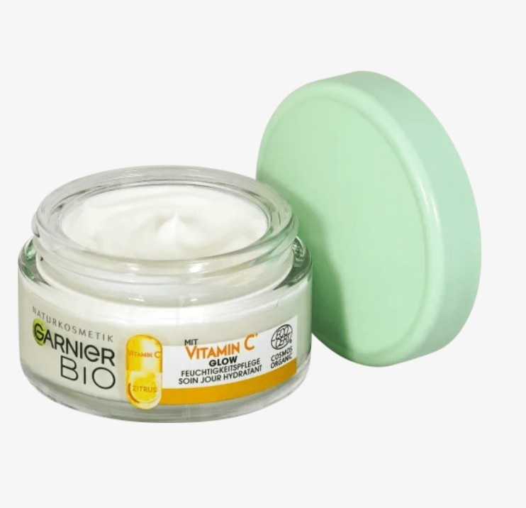 Kem dưỡng da Garnier Bio mit Vitamin C Glow làm sáng da, mờ nám, 50ml Kem dưỡng da Garnier Bio mit Vitamin C Glow làm sáng da, mờ nám, 50ml