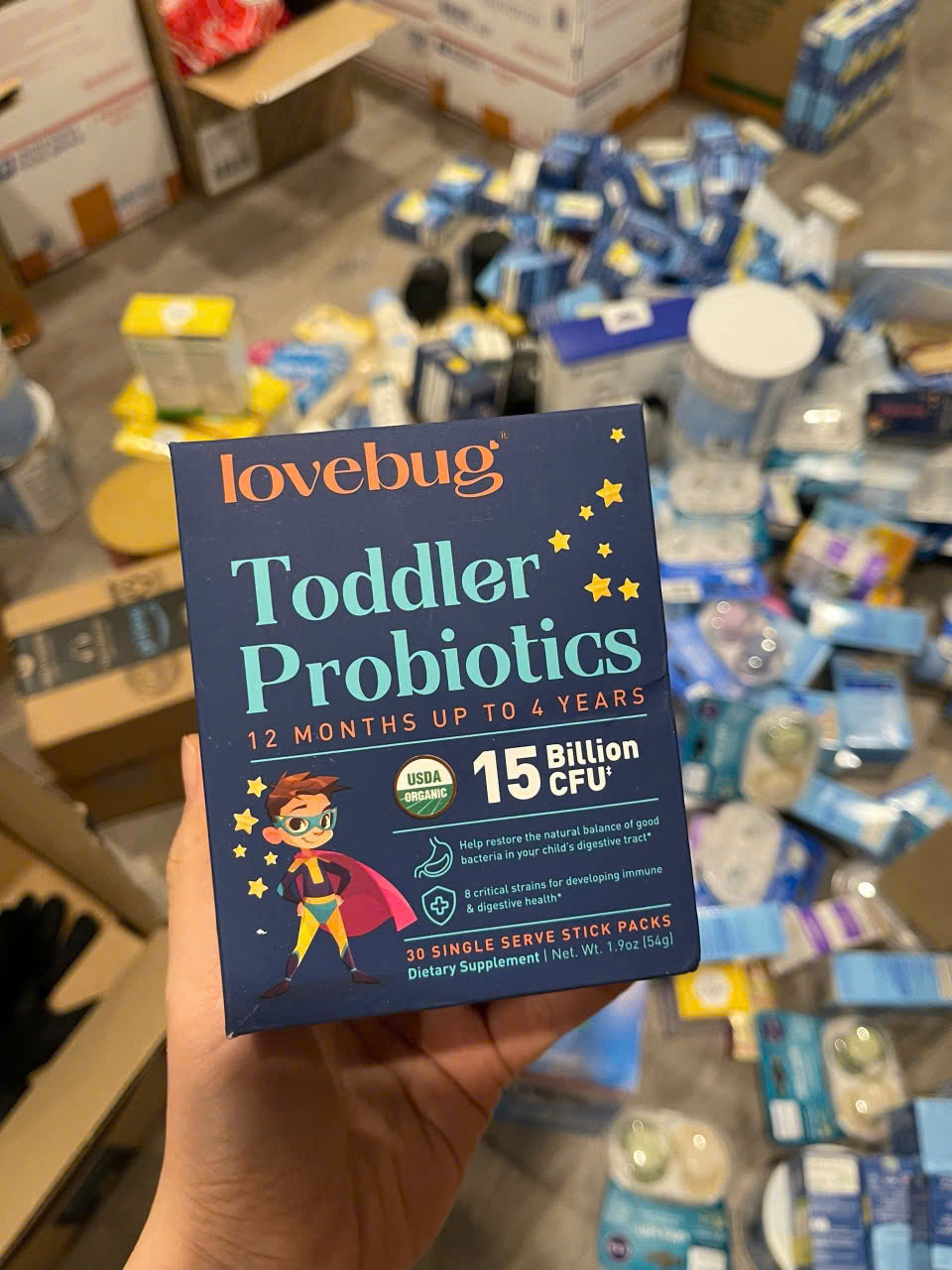 Men vi sinh Lovebug Toddler Probiotics cho trẻ từ 1-4 tuổi, 30 gói Men vi sinh Lovebug Toddler Probiotics cho trẻ từ 1-4 tuổi, 30 gói