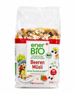 Ngũ cốc hữu cơ EnerBio Beeren Musli, 375g