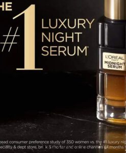 Serum Loreal Age Perfect Zell Renaissance Midnight Serum giảm nhăn, làm sáng và tái tạo da, 30ml {Pháp}