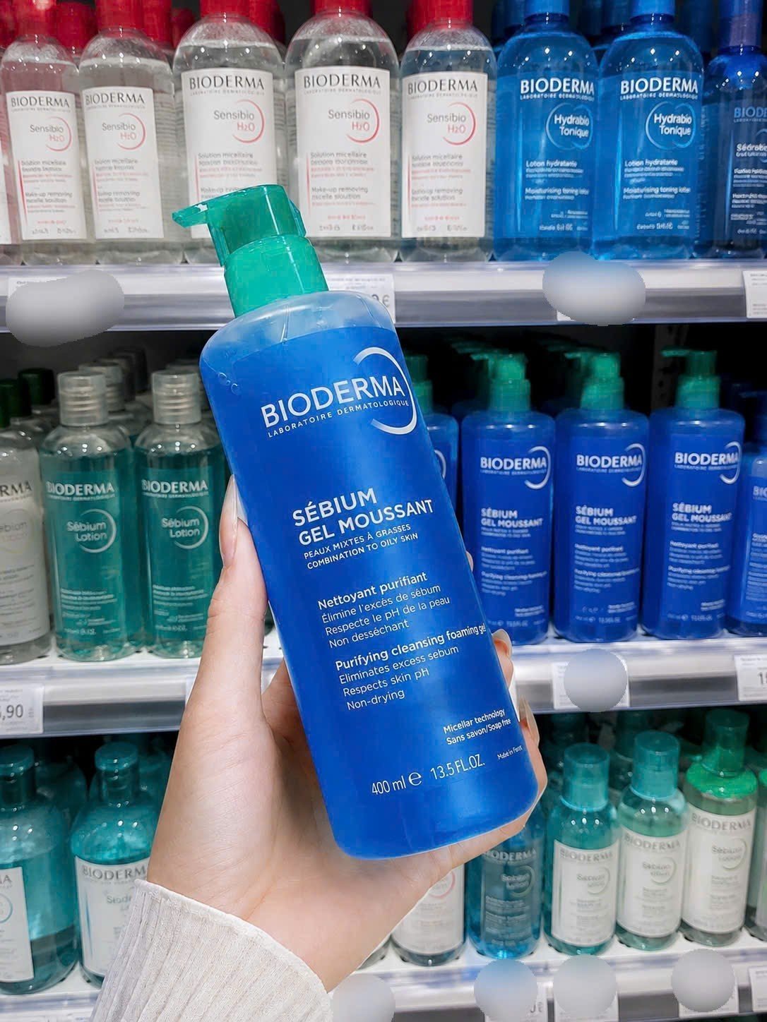 Sữa rửa mặt Bioderma Sebium Gel Moussant cho da dầu mụn, 400ml Sữa rửa mặt Bioderma Sebium Gel Moussant cho da dầu mụn, 400ml