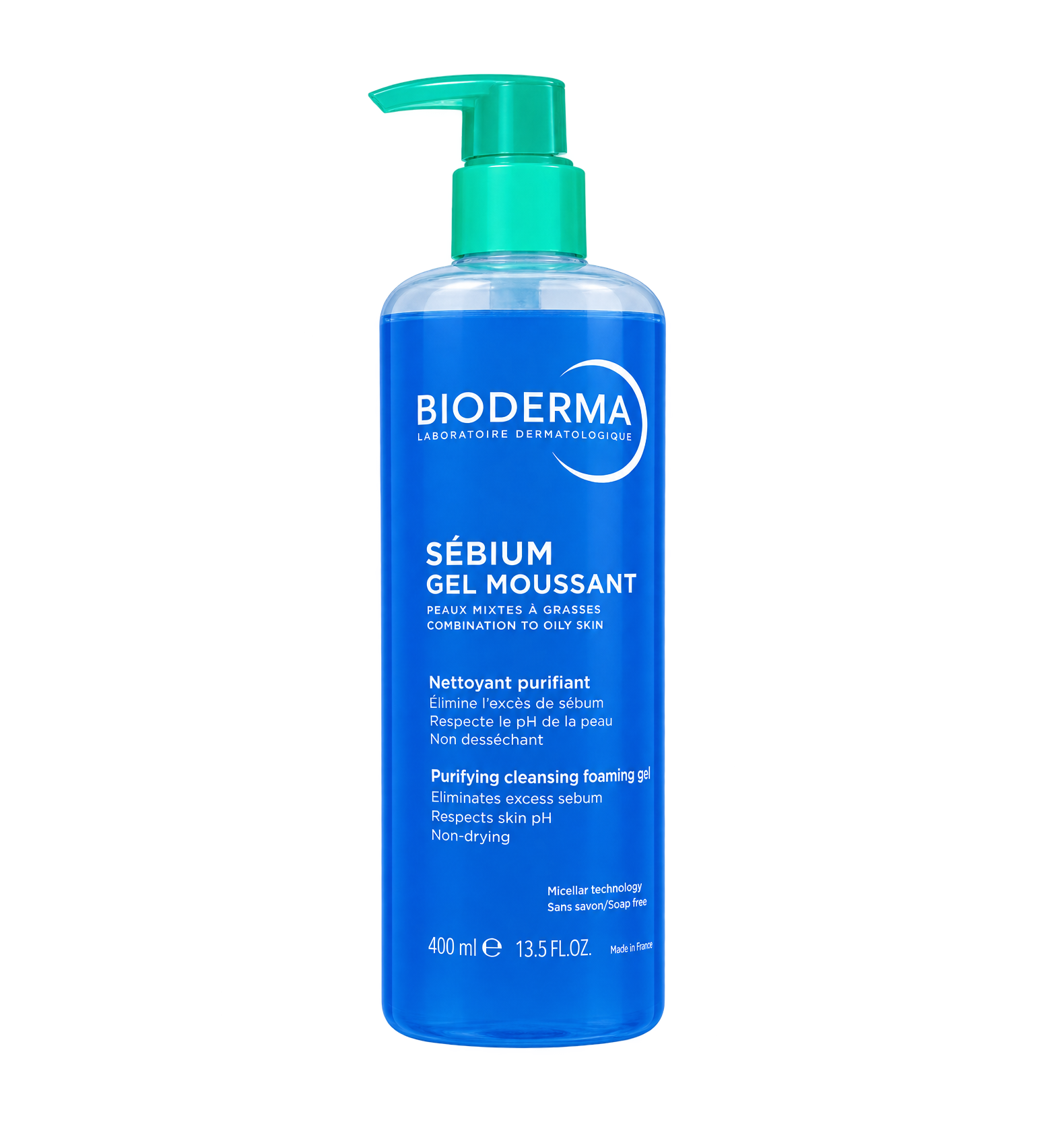 Sữa rửa mặt Bioderma Sebium Gel Moussant cho da dầu mụn, 400ml Sữa rửa mặt Bioderma Sebium Gel Moussant cho da dầu mụn, 400ml