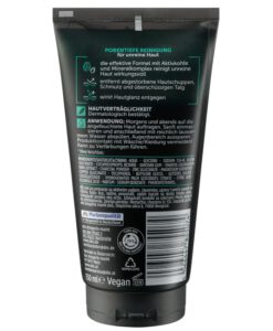 Sữa rửa mặt nam Balea MEN Clear Up Active Carbon Waschgel, 150 ml