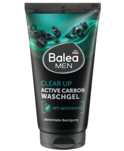 Sữa rửa mặt nam Balea MEN Clear Up Active Carbon Waschgel, 150 ml