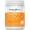 Viên nhai Vitamin C Healthy Care Vitamin C 500mg Chewable, 500 viên