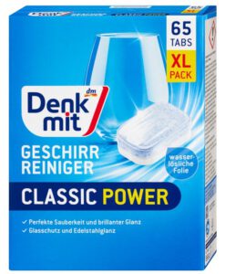 Viên rửa bát Denkmit Geschirr-Reiniger Classic Power, 65 viên
