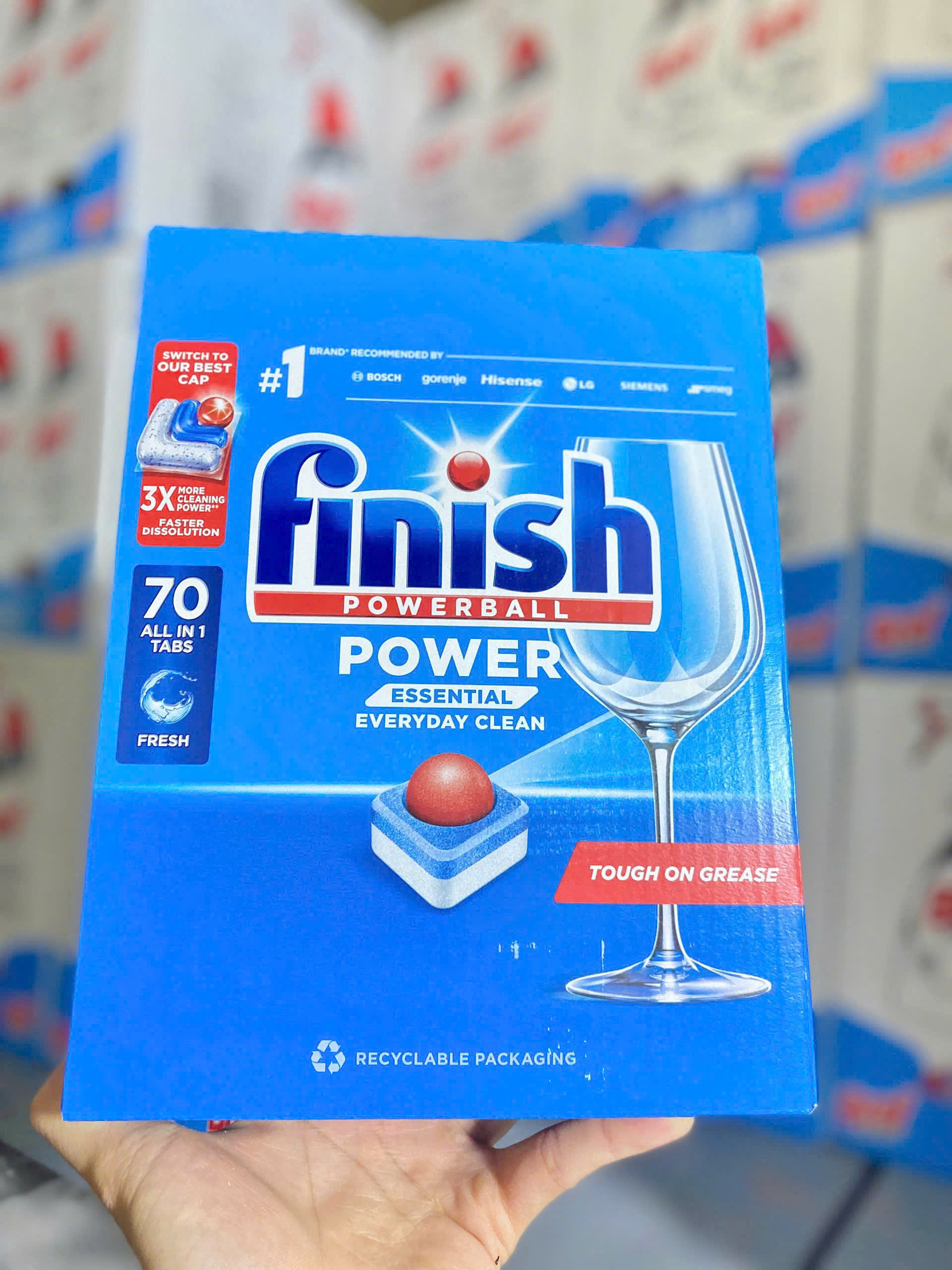 Viên rửa bát Finish Powerball Power Essential, 70 viên Viên rửa bát Finish Powerball Power Essential, 70 viên