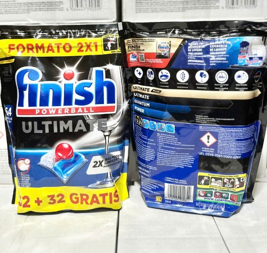 Viên rửa bát Finish Powerball Ultimate, 64 viên Viên rửa bát Finish Powerball Ultimate, 64 viên