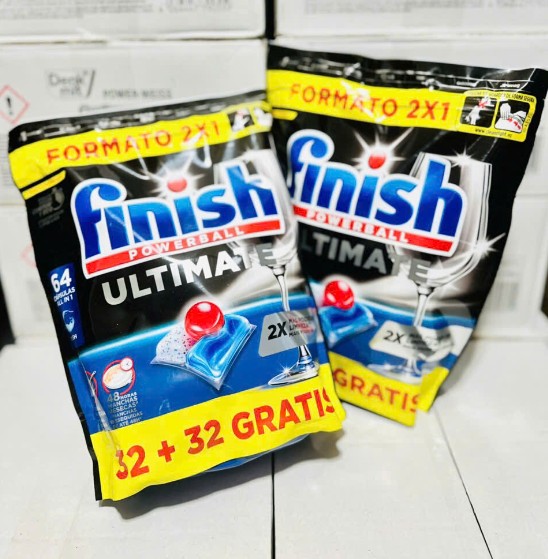 Viên rửa bát Finish Powerball Ultimate, 64 viên Viên rửa bát Finish Powerball Ultimate, 64 viên