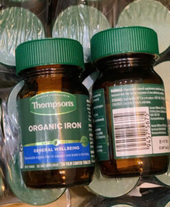 Viên sắt hữu cơ Thompson's Organic Iron, 30 viên
