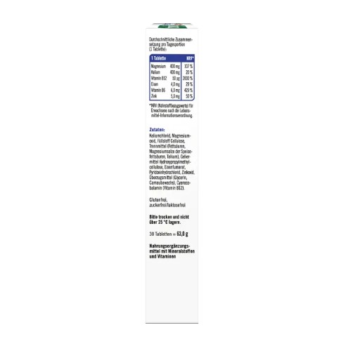 Viên uống bổ sung magie taxofit Magnesium 400 + Kalium, 30 viên Viên uống bổ sung magie taxofit Magnesium 400 + Kalium, 30 viên