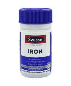 Viên uống bổ sung sắt Swisse Ultiboost Iron, 30 viên