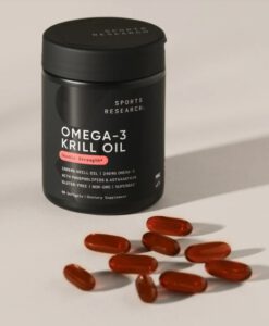 Viên uống dầu nhuyễn thể Sports Research Double Strength Omega-3 Krill Oil 1000mg, 90 viên