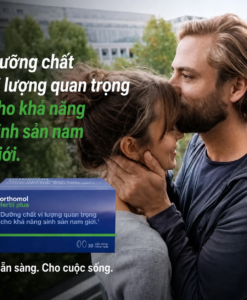 Viên uống Orthomol Fertil Plus cải thiện chất lượng tinh trùng nam giới, 30 gói