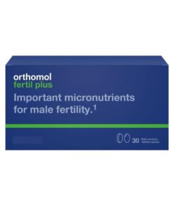 Viên uống Orthomol Fertil Plus cải thiện chất lượng tinh trùng nam giới, 30 gói
