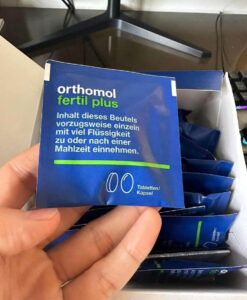 Viên uống Orthomol Fertil Plus cải thiện chất lượng tinh trùng nam giới, 30 gói
