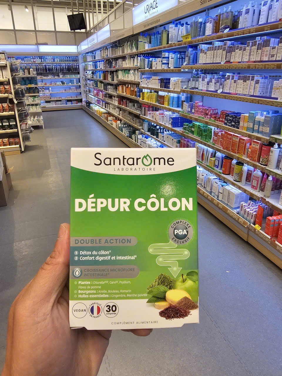 Viên uống thải độc đại tràng Santarome Dépur Côlon, 30 viên Viên uống thải độc đại tràng Santarome Dépur Côlon, 30 viên