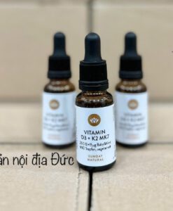 Vitamin D3 + K2 MK7 SUNDAY NATURAL 200 IU + 15µg chống còi xương, tăng chiều cao, 18,5ml