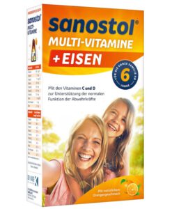 Vitamin tổng hợp Sanostol số 6 + sắt cho trẻ từ 6 tuổi, 460ml