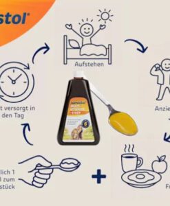 Vitamin tổng hợp Sanostol số 6 + sắt cho trẻ từ 6 tuổi, 460ml
