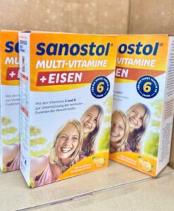 Vitamin tổng hợp Sanostol số 6 + sắt cho trẻ từ 6 tuổi, 460ml