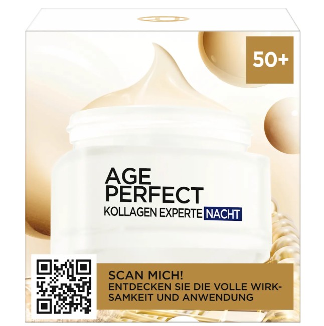Bộ kem dưỡng ngày đêm Loreal Age Perfect Kollagen Experte làm mờ nám, săn chắc da, 2x50ml Bộ kem dưỡng ngày đêm Loreal Age Perfect Kollagen Experte làm mờ nám, săn chắc da, 2x50ml