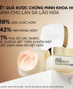 Bộ kem dưỡng ngày đêm Loreal Age Perfect Kollagen Experte làm mờ nám, săn chắc da, 2x50ml