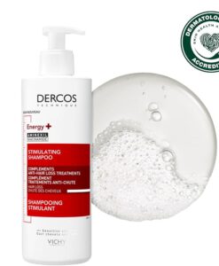 Dầu gội Vichy Dercos Energy+ Stimulating giảm gãy rụng tóc, 400ml