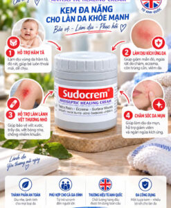 Kem chống hăm Sudocrem Antiseptic Healing Cream, 60g