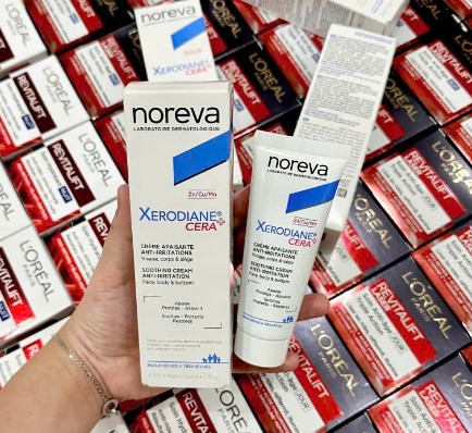 Kem dưỡng ẩm Noreva Xerodiane Cera+ Crème Anti-Irritations làm dịu, chống kích ứng, 40ml Kem dưỡng ẩm Noreva Xerodiane Cera+ Crème Anti-Irritations làm dịu, chống kích ứng, 40ml
