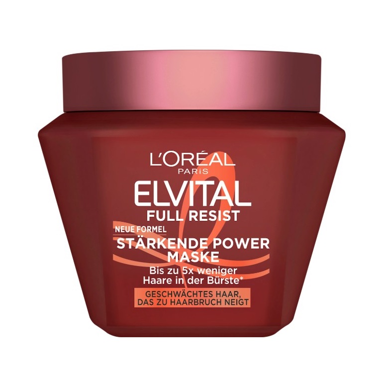 Kem ủ tóc Loreal Paris Elvital Full Resist tăng cường cho tóc yếu, giảm gãy rụng, 300ml Kem ủ tóc Loreal Paris Elvital Full Resist tăng cường cho tóc yếu, giảm gãy rụng, 300ml