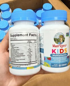 Kẹo dẻo vitamin tổng hợp MaryRuth's Kids Multivitamin Gummies cho trẻ từ 4 tuổi, 60 viên