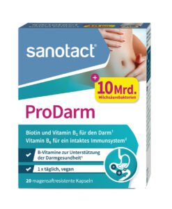 Men vi sinh Sanotact ProDarm Kapseln hỗ trợ đường ruột, 20 viên
