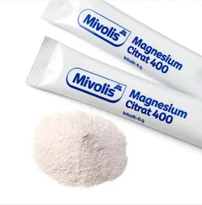 Mivolis Magnesium Citrat 400 Granulat bổ sung magie citrate, 20 gói Mivolis Magnesium Citrat 400 Granulat bổ sung magie citrate, 20 gói
