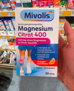 Mivolis Magnesium Citrat 400 Granulat bổ sung magie citrate, 20 gói