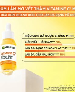 Serum Garnier Vitamin C+ Éclat Anti-Taches làm sáng da, mờ nám, 50ml