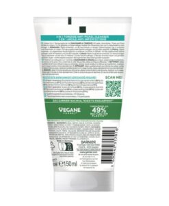 Sữa Rửa Mặt Garnier Hautklar Salicylic 3in1 Tonerde: Rửa mặt + Tẩy da chết + Mặt nạ, 150ml
