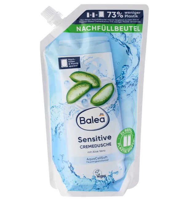 Sữa tắm Balea Sensitive Cremedusche cho da nhạy cảm, 600 ml Sữa tắm Balea Sensitive Cremedusche cho da nhạy cảm, 600 ml