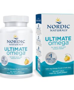 Viên dầu cá Nordic Naturals Ultimate Omega 1280mg bổ sung omega-3 cho người lớn, 60 viên