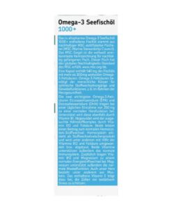 Viên nang dầu cá altapharma Omega-3 Seefischöl 1000+, 60 viên